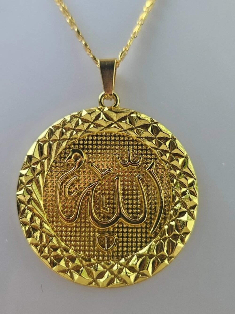 ALLAH Pendant Necklace Religious Muslim Jewelry Islamic Necklace Fashion Jewelry - Picture 3 of 12
